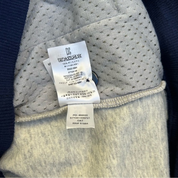 Patagonia Oatmeal Heather Shearling Button Pullover (Size XS) - Picture 7 of 9